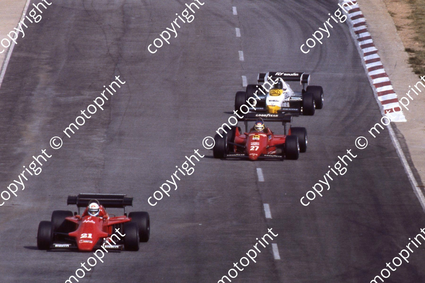 0 group Baldi, Alboreto, Laffite (courtesy Roger Swan) 465