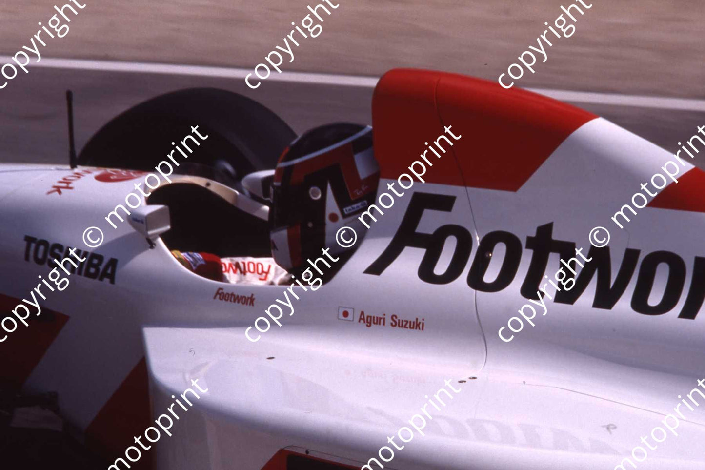 10 Aguri Suzuki Footwork FA13 scan 10x15 cm (courtesy Roger Swan)466 - Copy