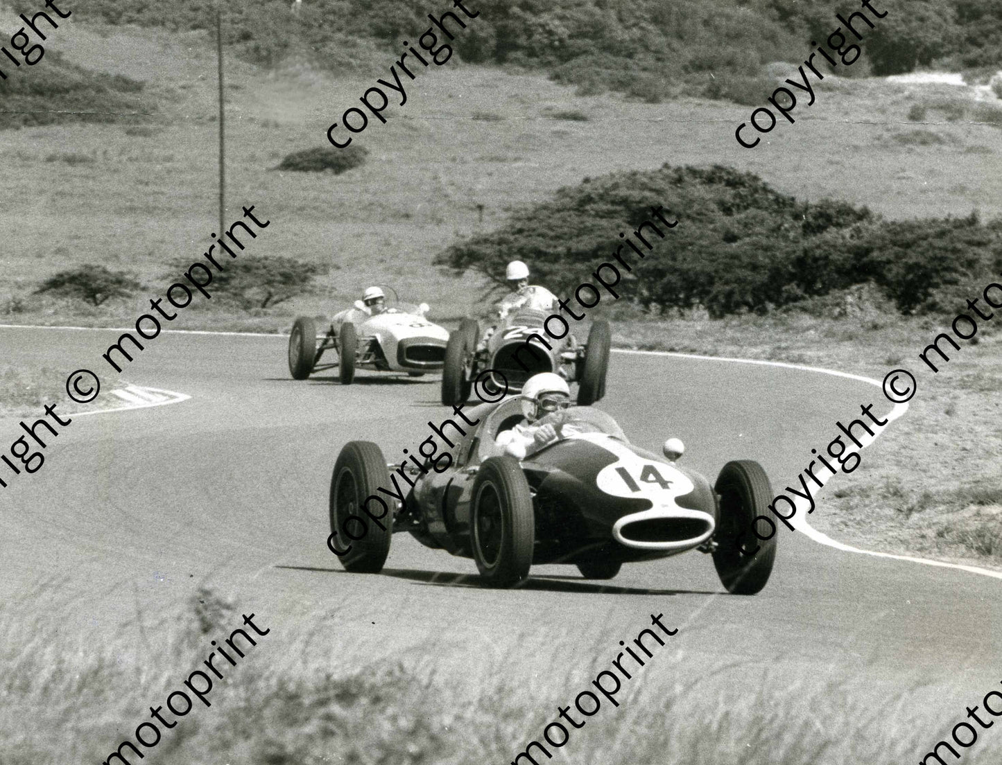 1960 SA GP EL Dec Dave Wright Cooper , George Cannell Cooper Chev, Nigel Payne  FJ Lotus 18