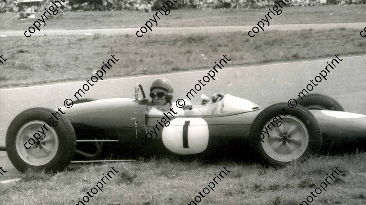 1961 SA GP EL Jim Clark spin Lotus 21