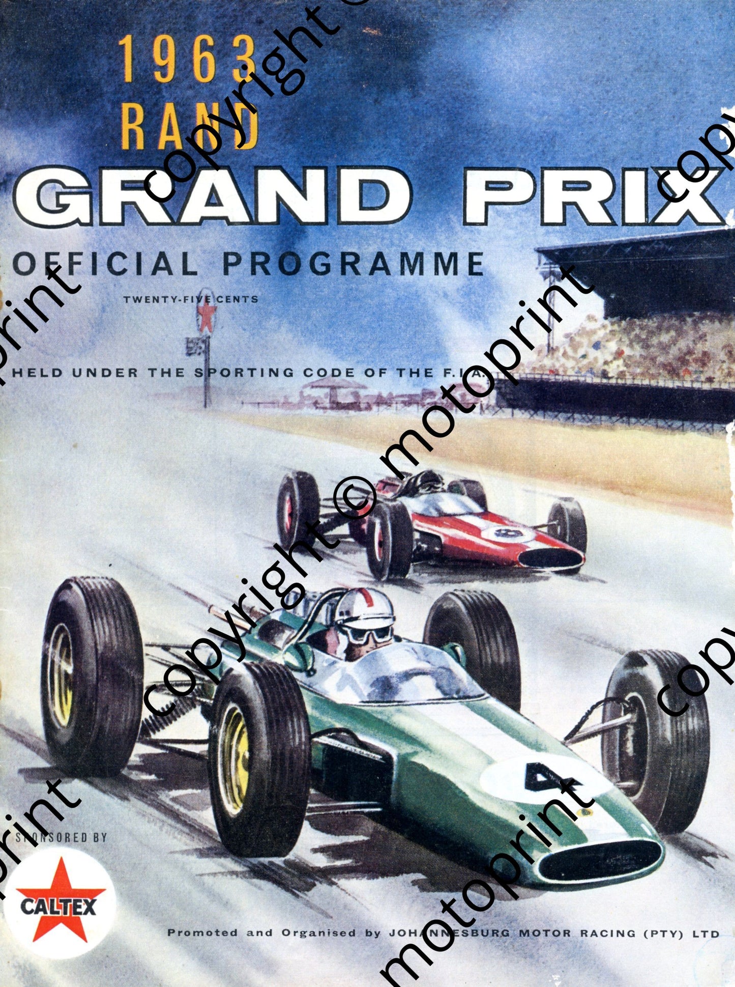 1963 Rand GP a to order following see home page news 12 Sept 2010; GP history and pics; descrip intnl entries; entry lists GP, bikes, saloons, sports cars