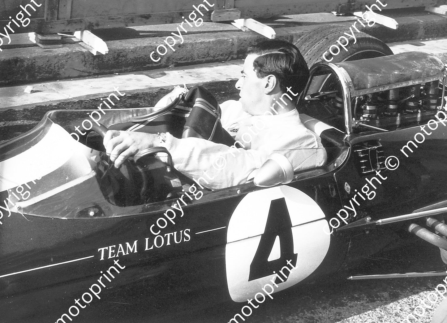 1964 British GP Jim Clark Lotus 25