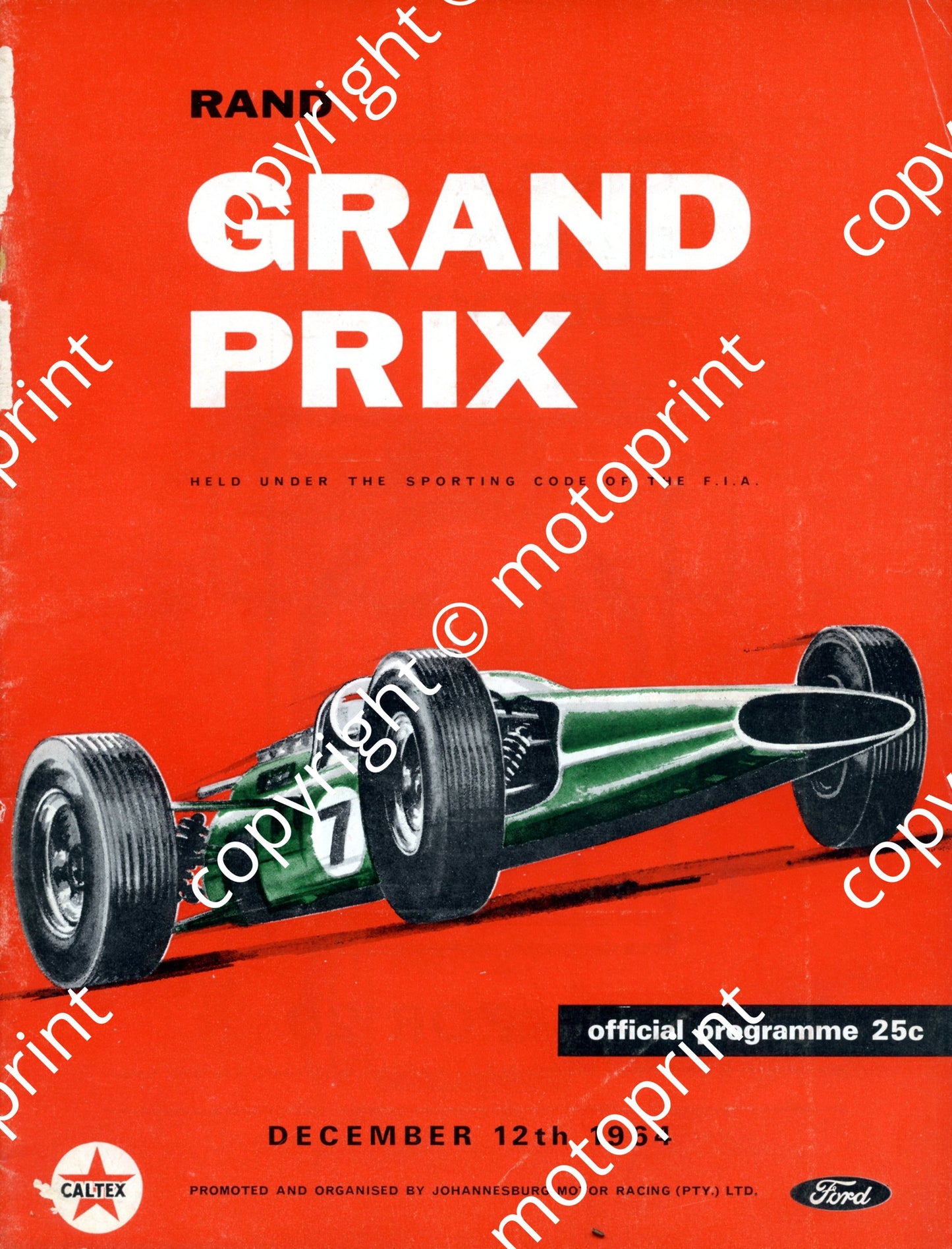 1964 Rand GP 001 Fangio attended; entry lists; main, pics, motorcycles, saloons, sports and GT 001