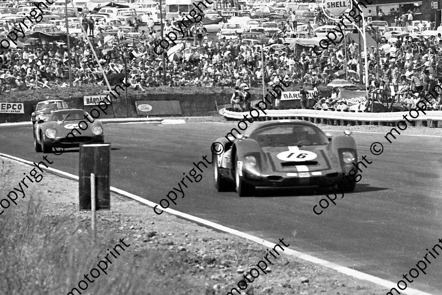 1967 16 Porsche 906 Tony Dean Basil van Rooyen_ 14 Ferrari 250LM David Skailes Eric Liddel A4 (courtesy Ken Stewart) 246