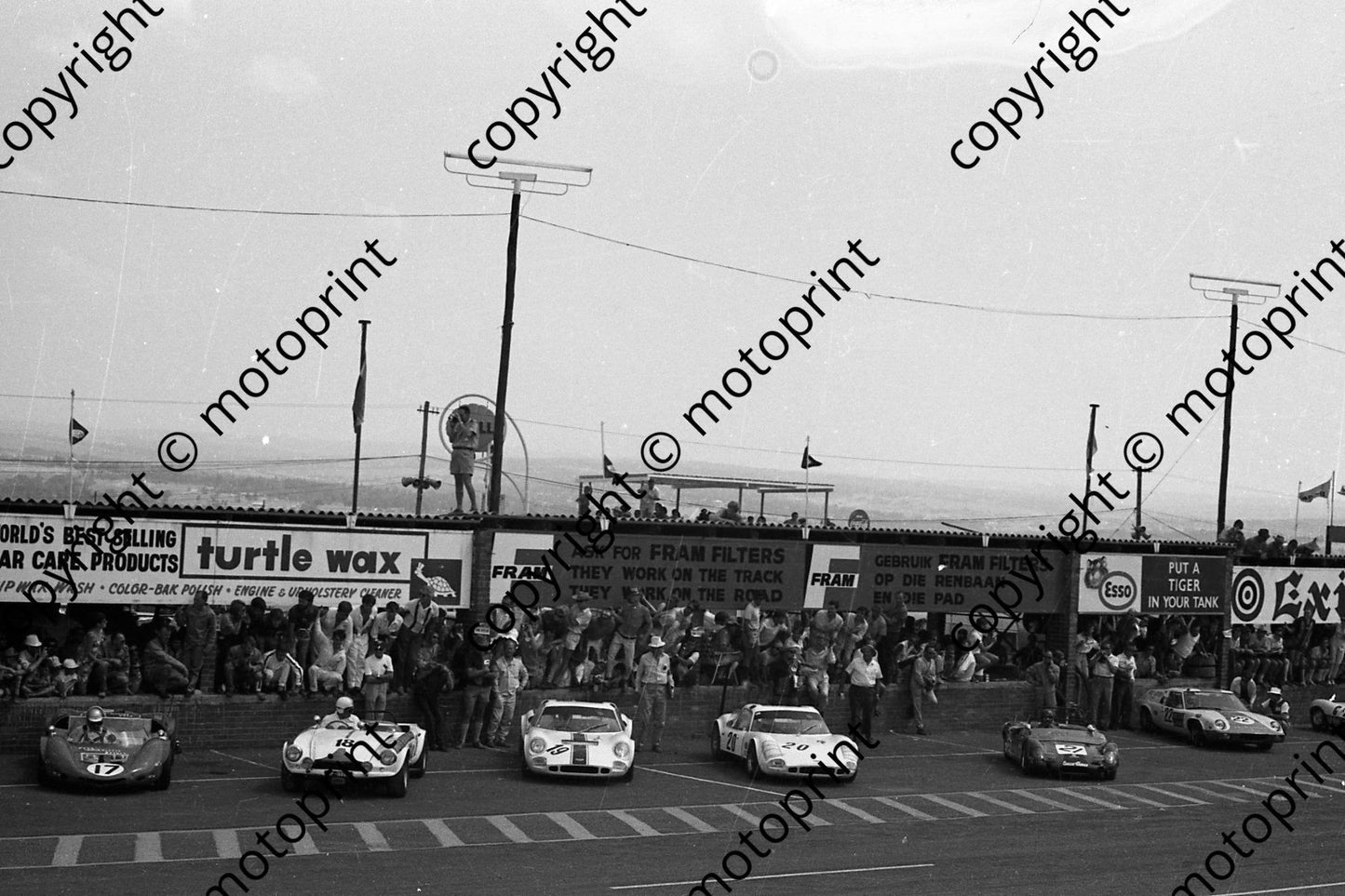 1968 9hr 17 Lolette Rundel Taylor; 18 Dart Truter Berrington-Smith; 19 Chevron Redman Schenken; 20 Chevron Martland Bennett; 21 Ecosse Jute Kelsey; 22 Lotus 47 Clarke Walker