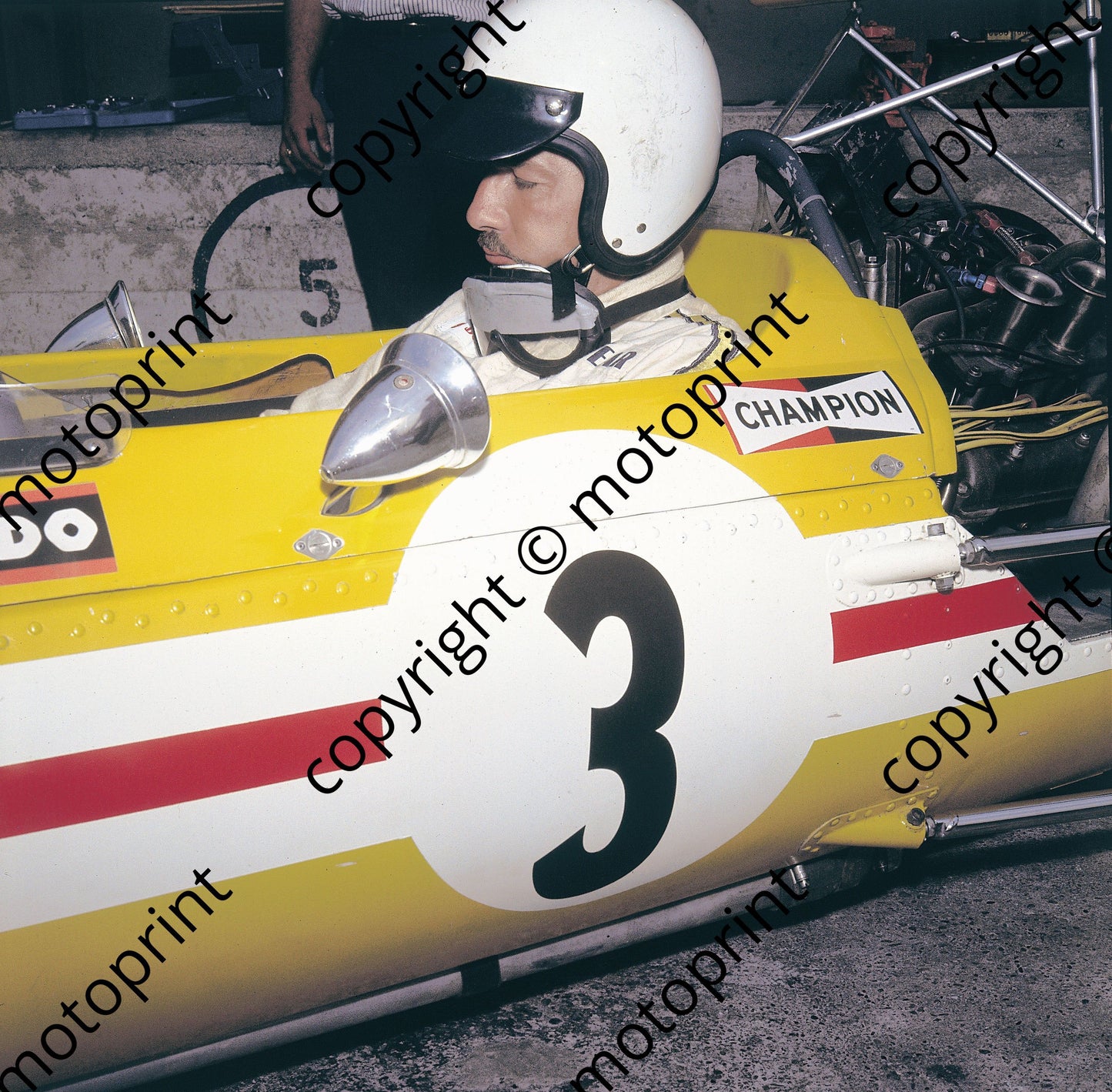 1968 German GP Jo Bonnier McLaren BRM M5a