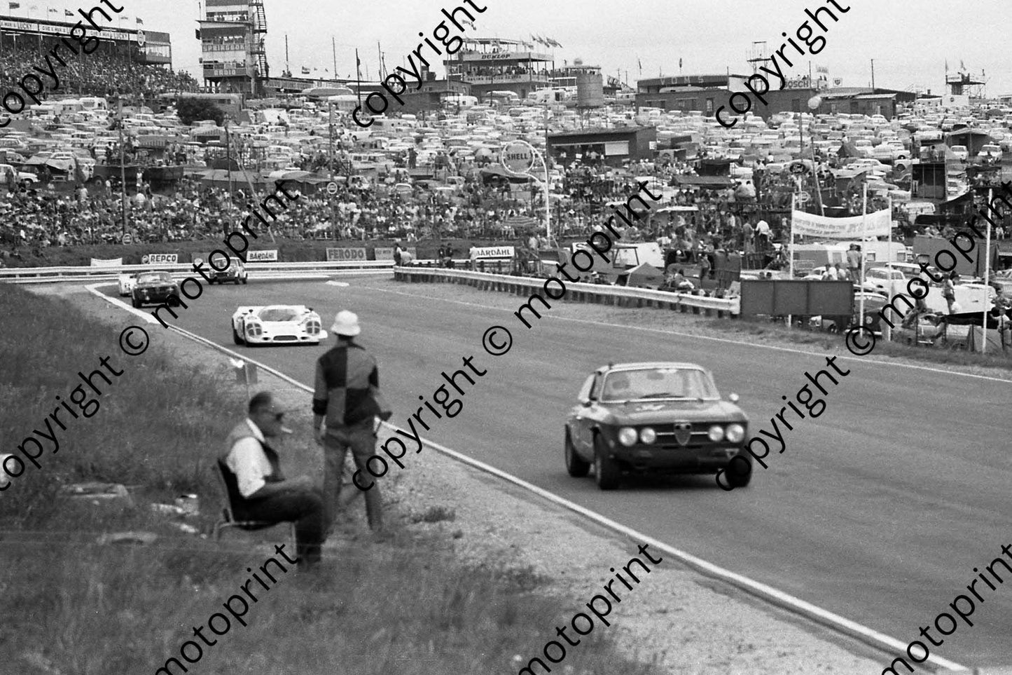 1969 34 Alfa GTV Basil van Rooyen, Dave Charlton 9 Porsche 917 Piper Attwood 25 Alfa GTA Alderton Conchie (thanks Ken Stewart) 541