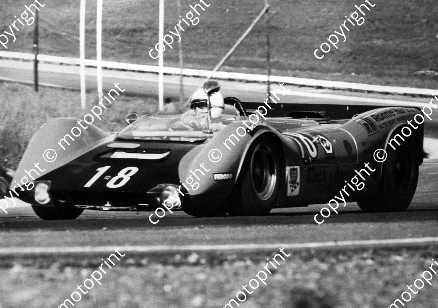 1969 9 hr 18 Ronnie Hare, TRevor Blokdyk Elfin T300 (Permission Malcolm Sampson Motorsport photography)588