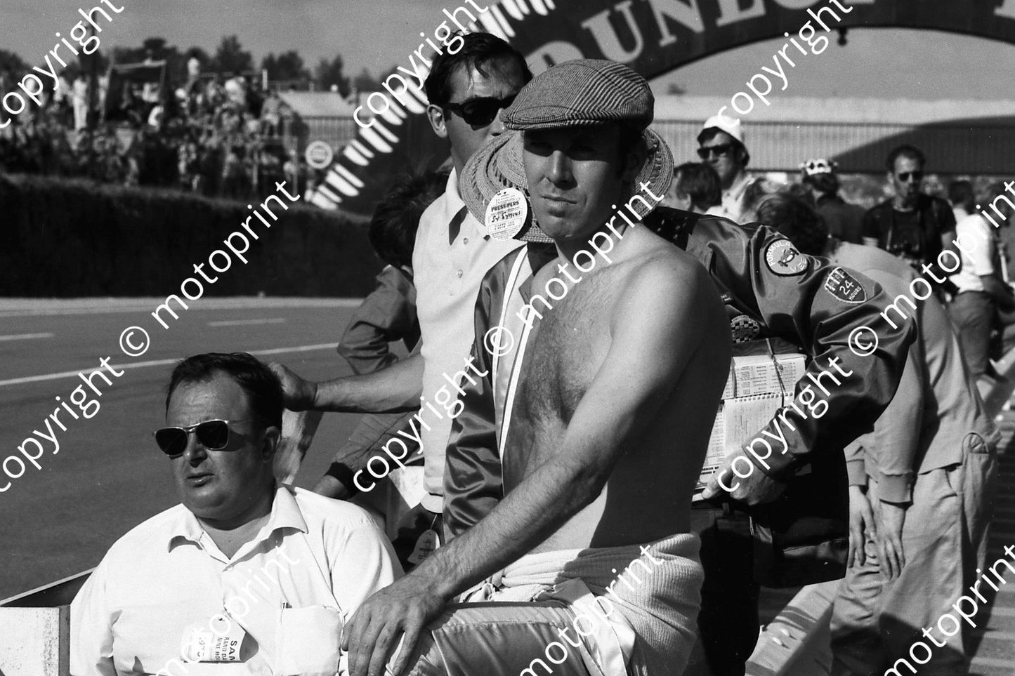 1970 1 Joe Putter left_ Dick Attwood bare chest_ Sy Symons obscured in Basotho hat (thanks Ken Stewart) 612