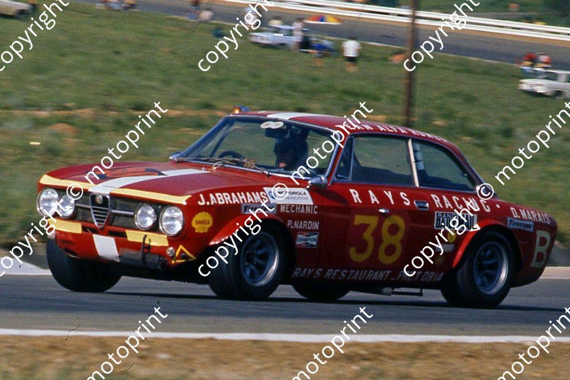 1970 9hr Alfa GTV Abrahams D Marais Leeukop 037 (thanks Vito Momo via G Cavalieri)