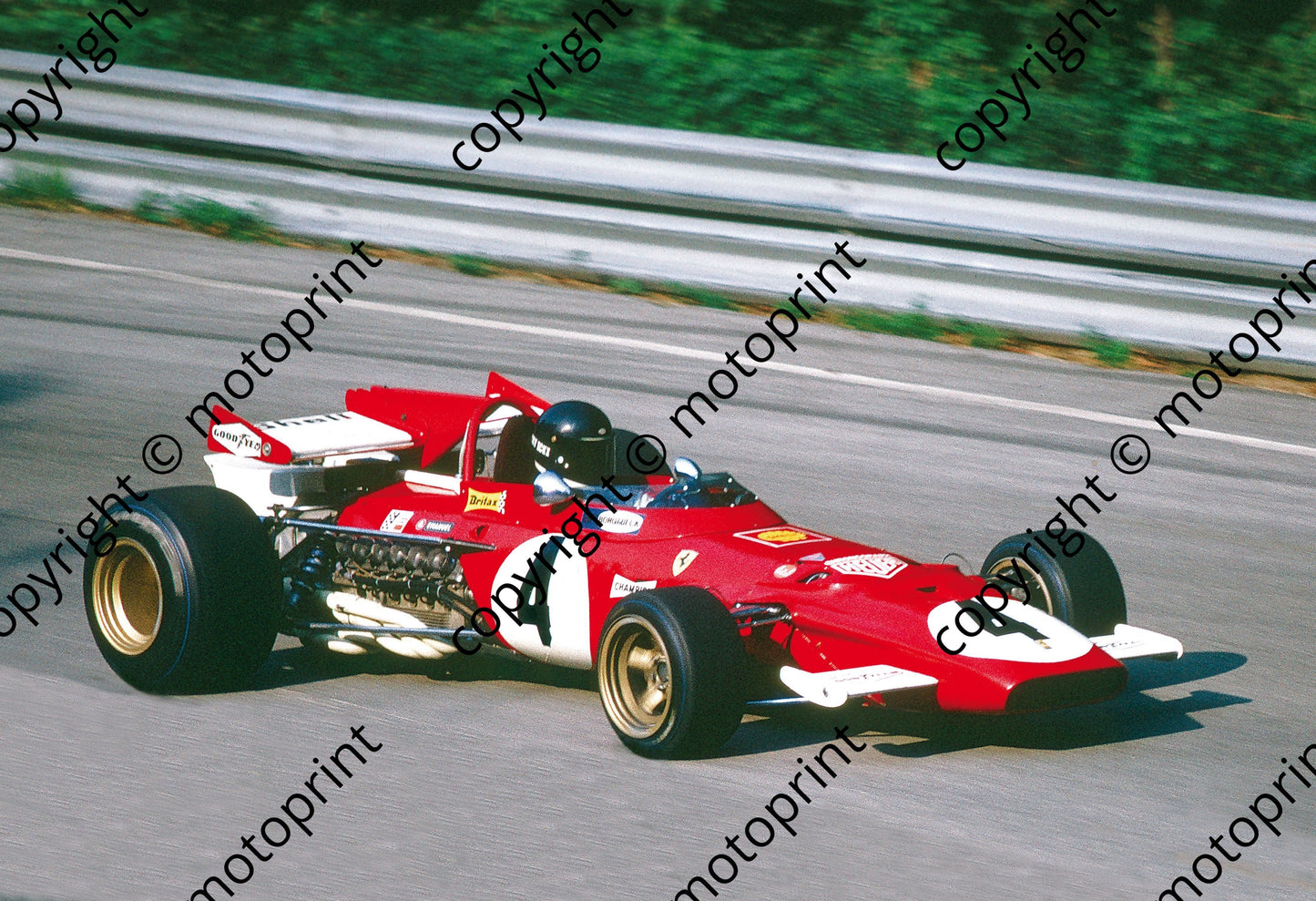 1970 Italian GP (Monza) Jackie Ickx Ferrari 312B
