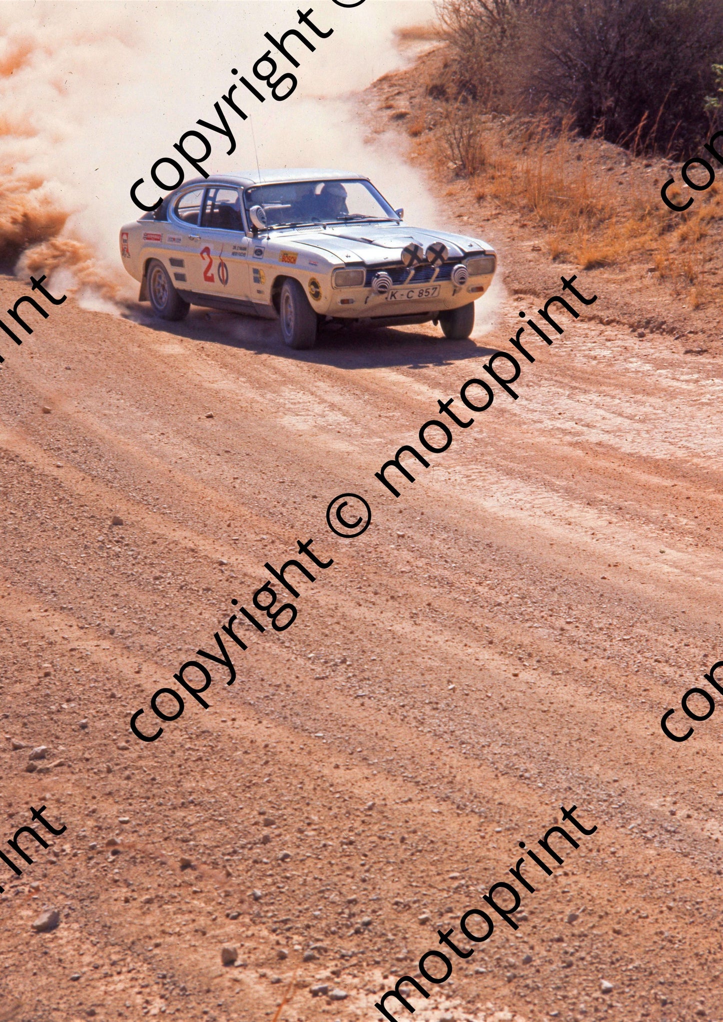 1970 Total 2 Dr Eymann, Heidi Fuchs Capri Turbo (Ben van Rensburg) (2)