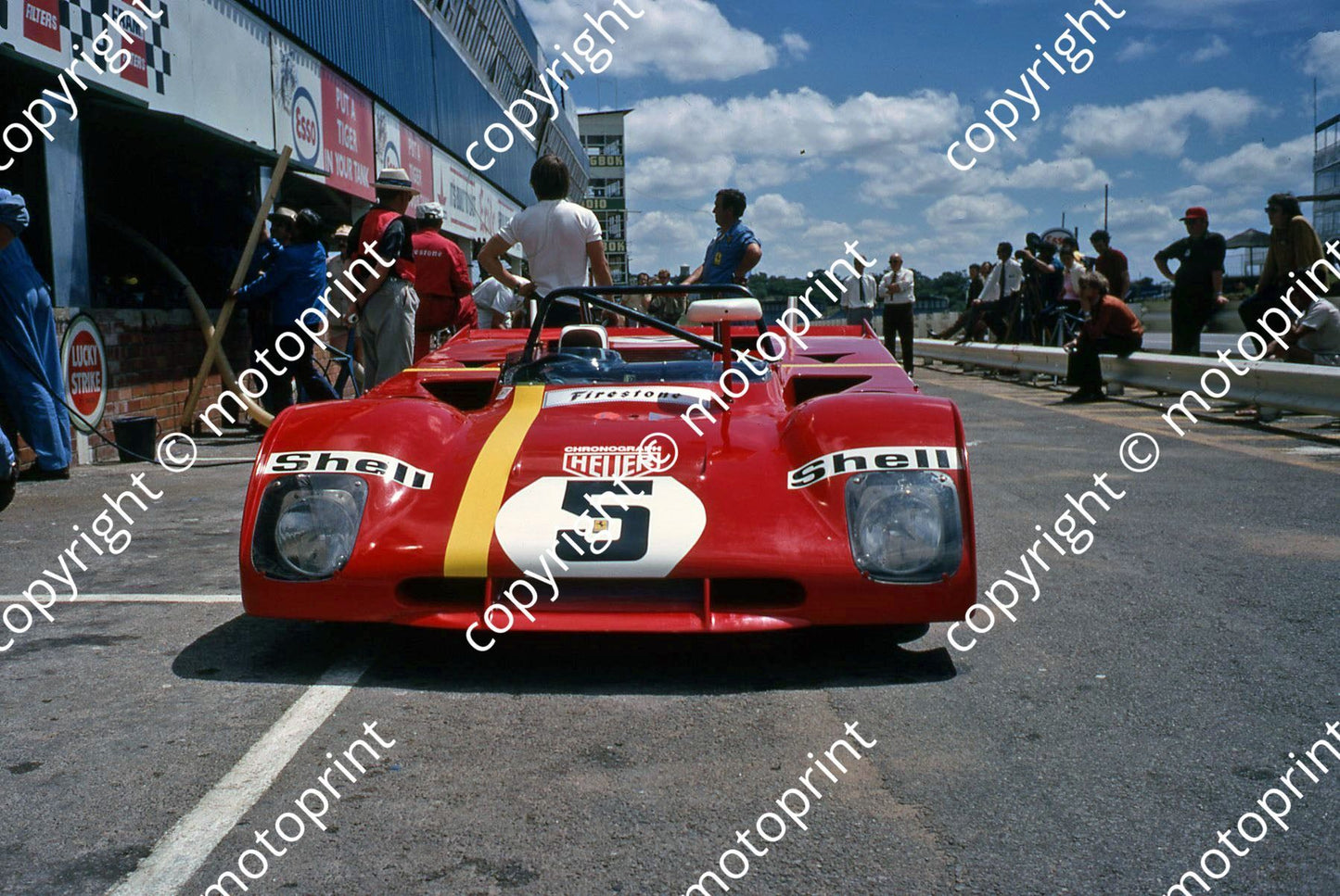 1971 9hr Ferrari 312P Andretti Ickx pits (thanks Vito Momo via G Cavalieri) 008