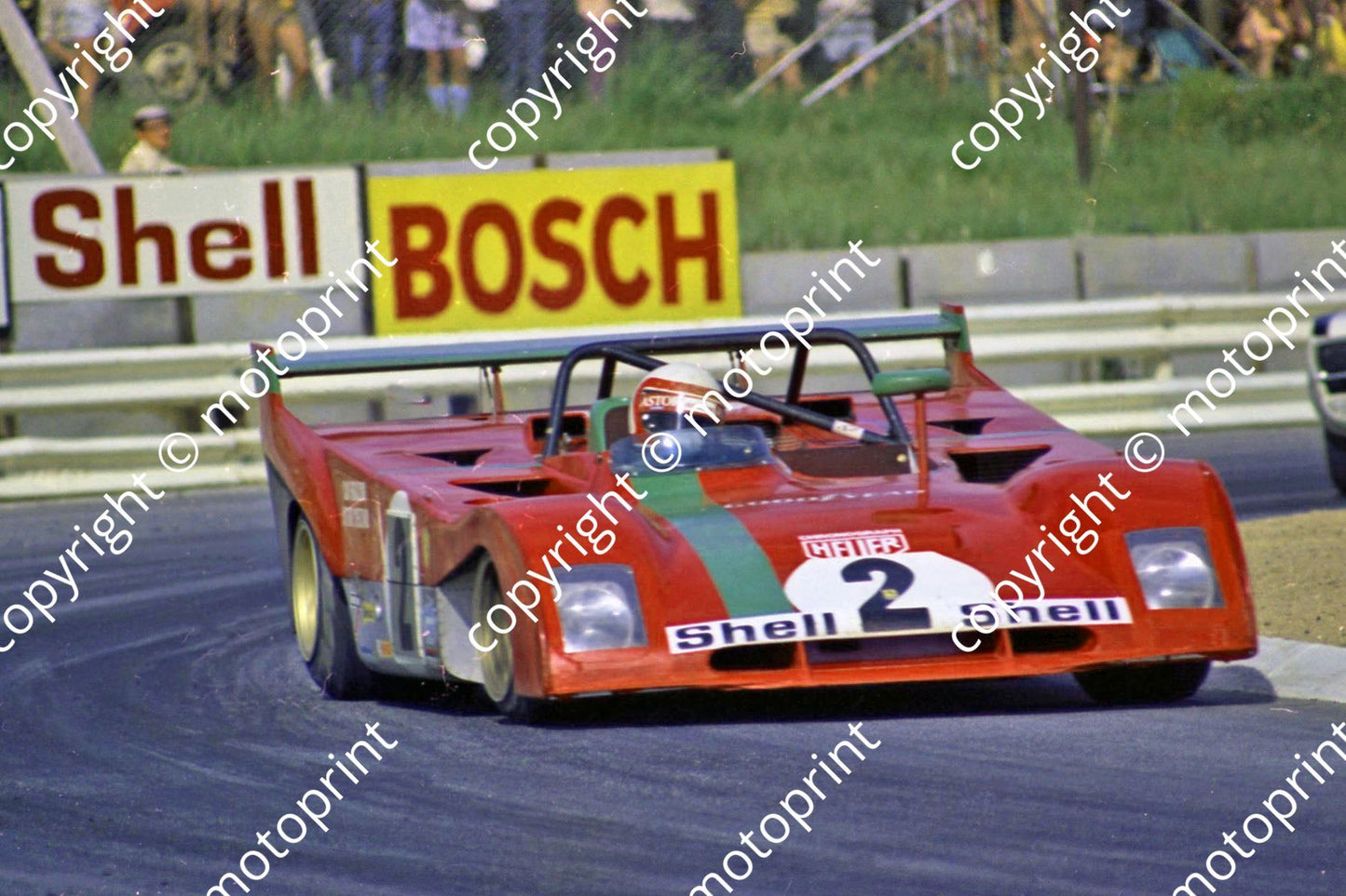 1972 9 hr SP 2 Ferrari 312PB Clay Regazzoni, Arturo Merzario (permission Malcolm Sampson Motorsport Photography) (2)