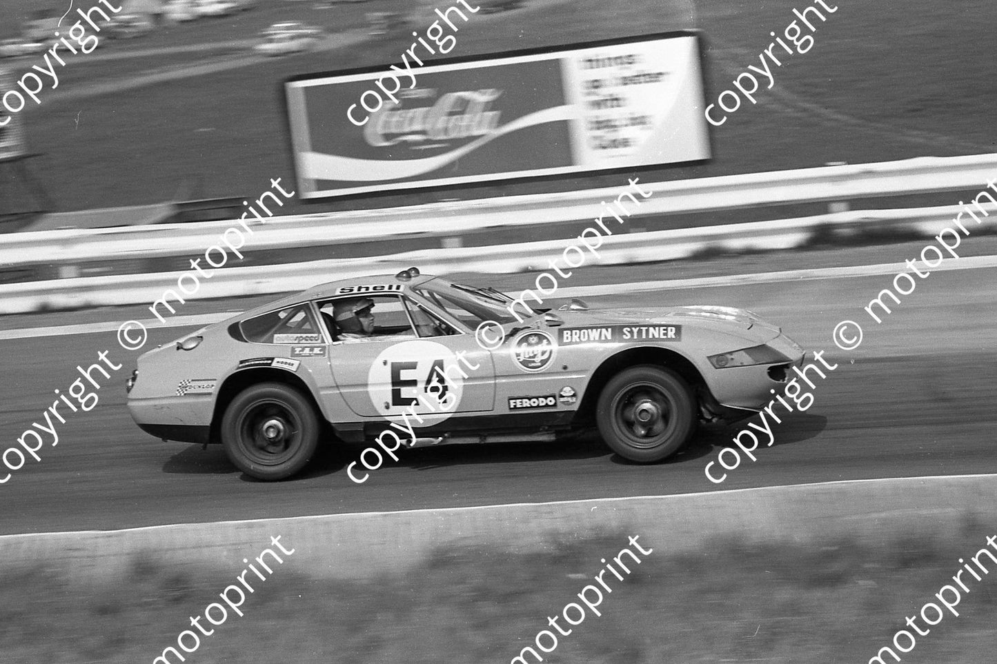 1972 9 hr SP 4 Ferrari Daytona Sytner Brown (permission Malcolm Sampson Motorsport Photography) 1972 9 hr (18)