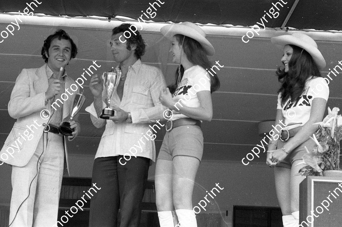 1972 9 hr prizegiving Birrell Mass Castrol girls (permission Roger Swan)