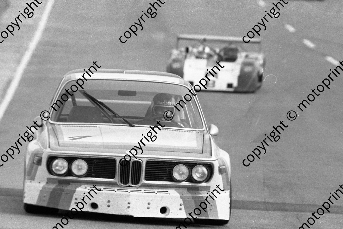 1973 9 hr 4 BMW 3.0 CSL Ickx Stuck_ Lola T290 Keizan Craft (permission Roger Swan)