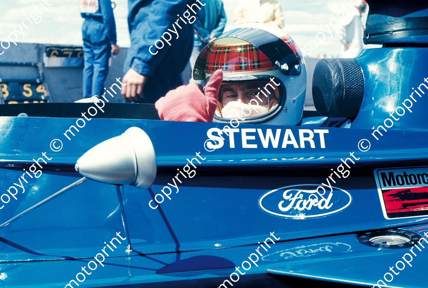 1973 British GP Jackie Stewart Tyrrell 006