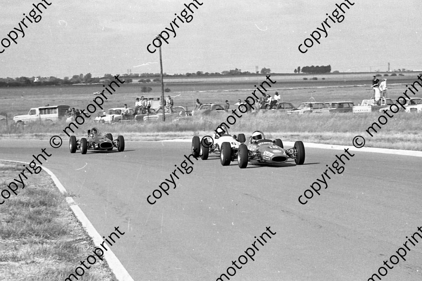 1973 FF Welkom 18 Andre Krichel Titan 46 Quinton Maine Titan 57 Rad Dougall Brabham BT21 (permission Malcolm Sampson Motorsport Photography) 519