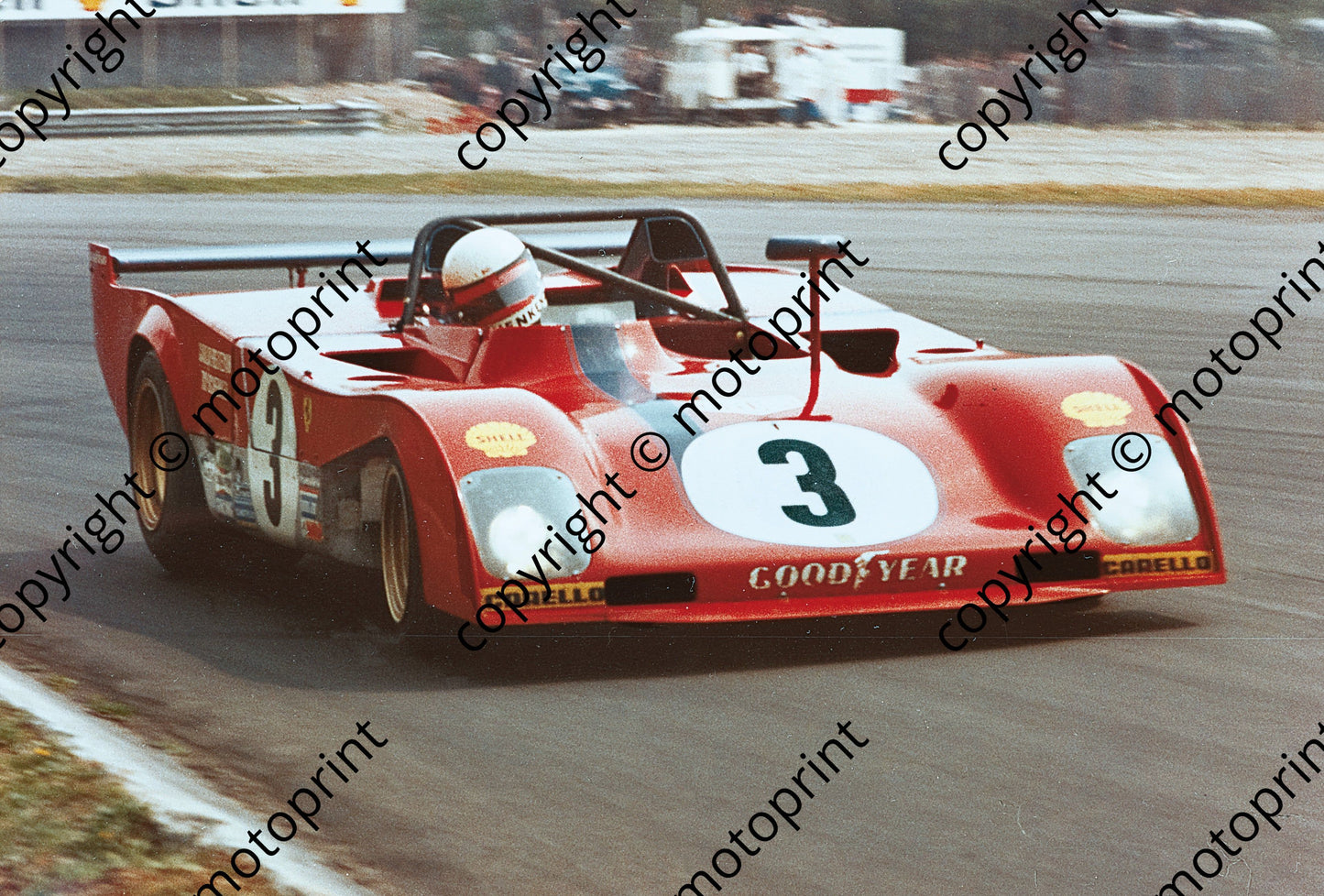 1973 Monza Tim Schenken Ferrari 312PB