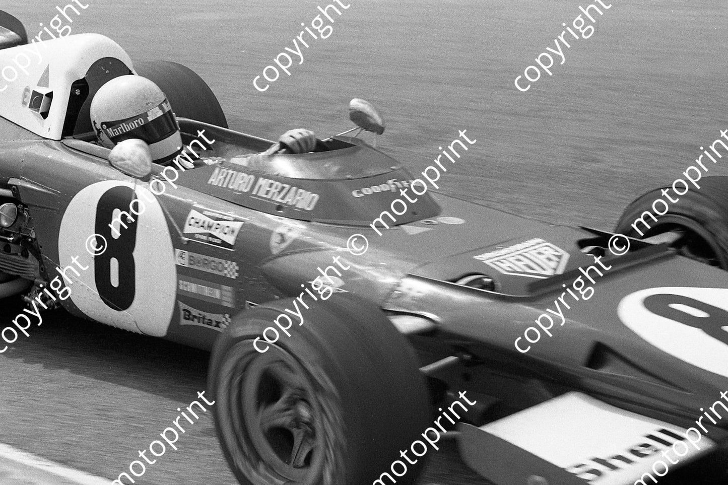 1973 SA GP Merzario Ferrari 312B2 (note Ickx number) 079