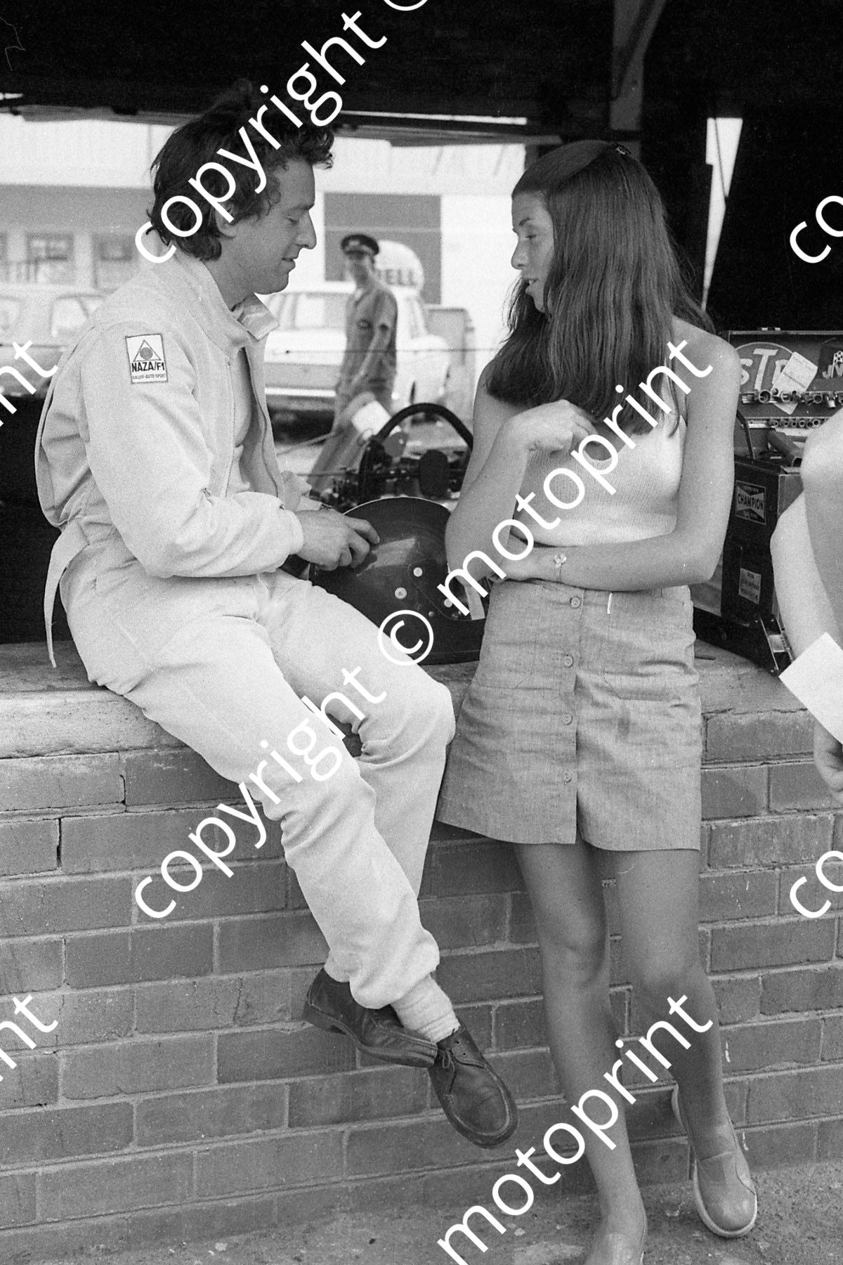 1973 SA GP Oliver and friend 109