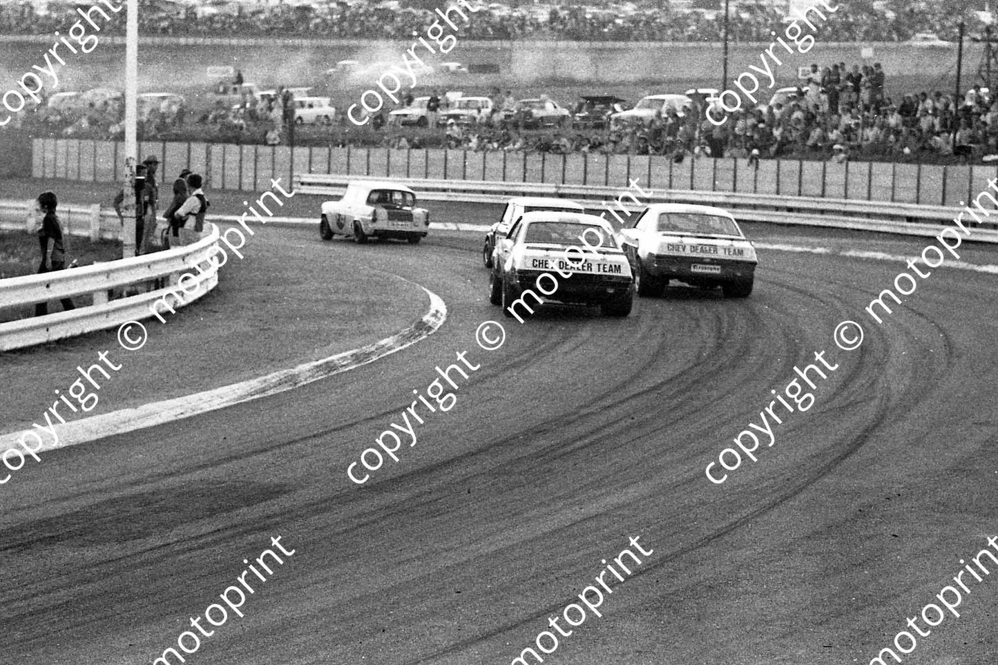 1973 SA GP support saloons Chev V8s Clubhouse (courtesy Roger Swan) 310