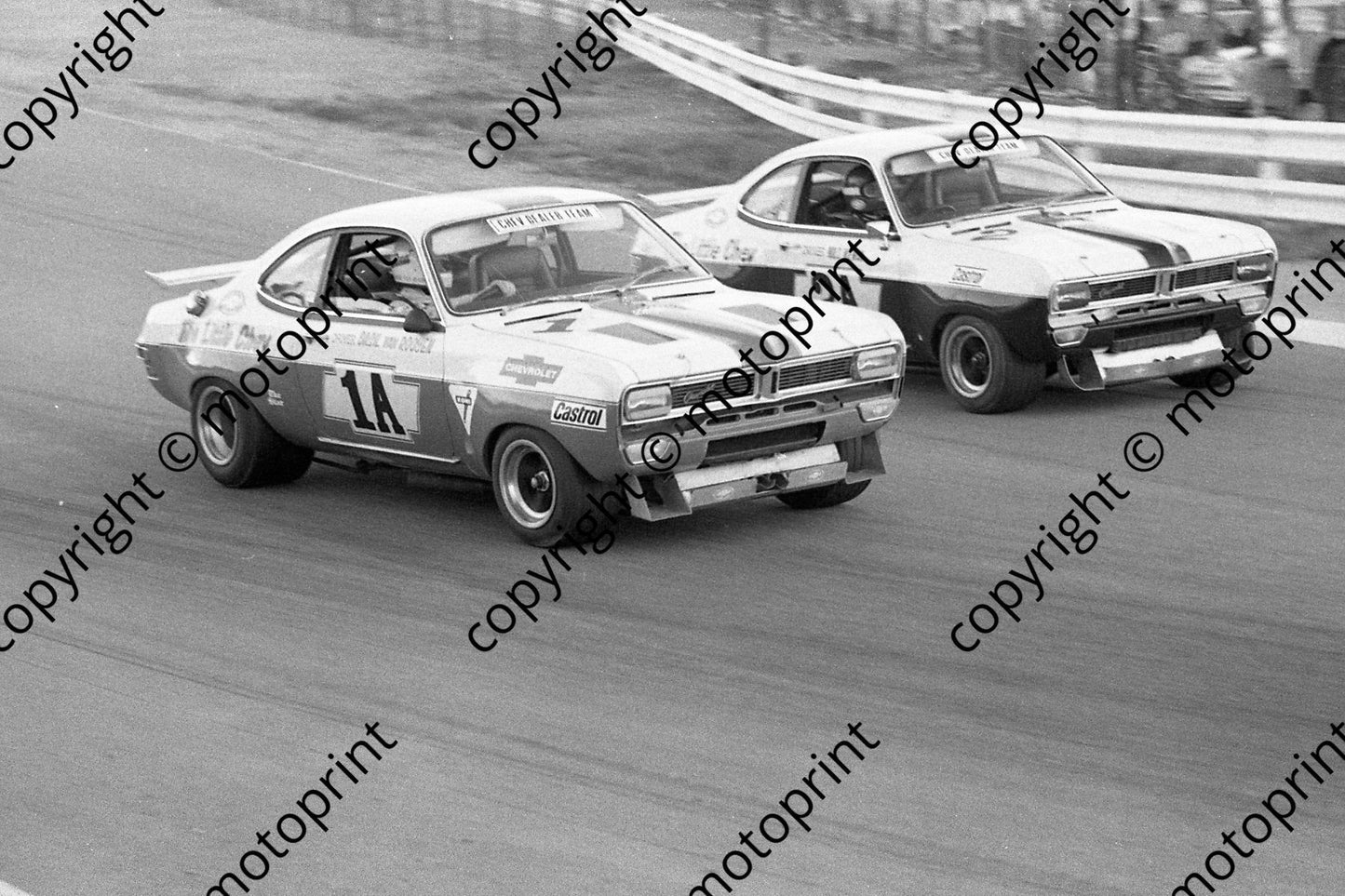 1973 SA GP support saloons Nols Nieman 2, B van Rooyen 1 Chev V8 (courtesy Roger Swan)309