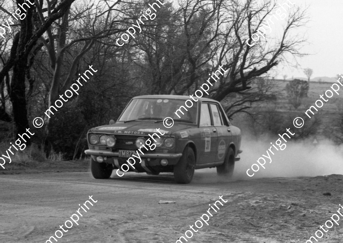 1973 Total 37 Kassie Coetzee, L Victor per entry list (Wiley Harrington check) Datsun 1600SSS (courtesy Roger Swan) (8)