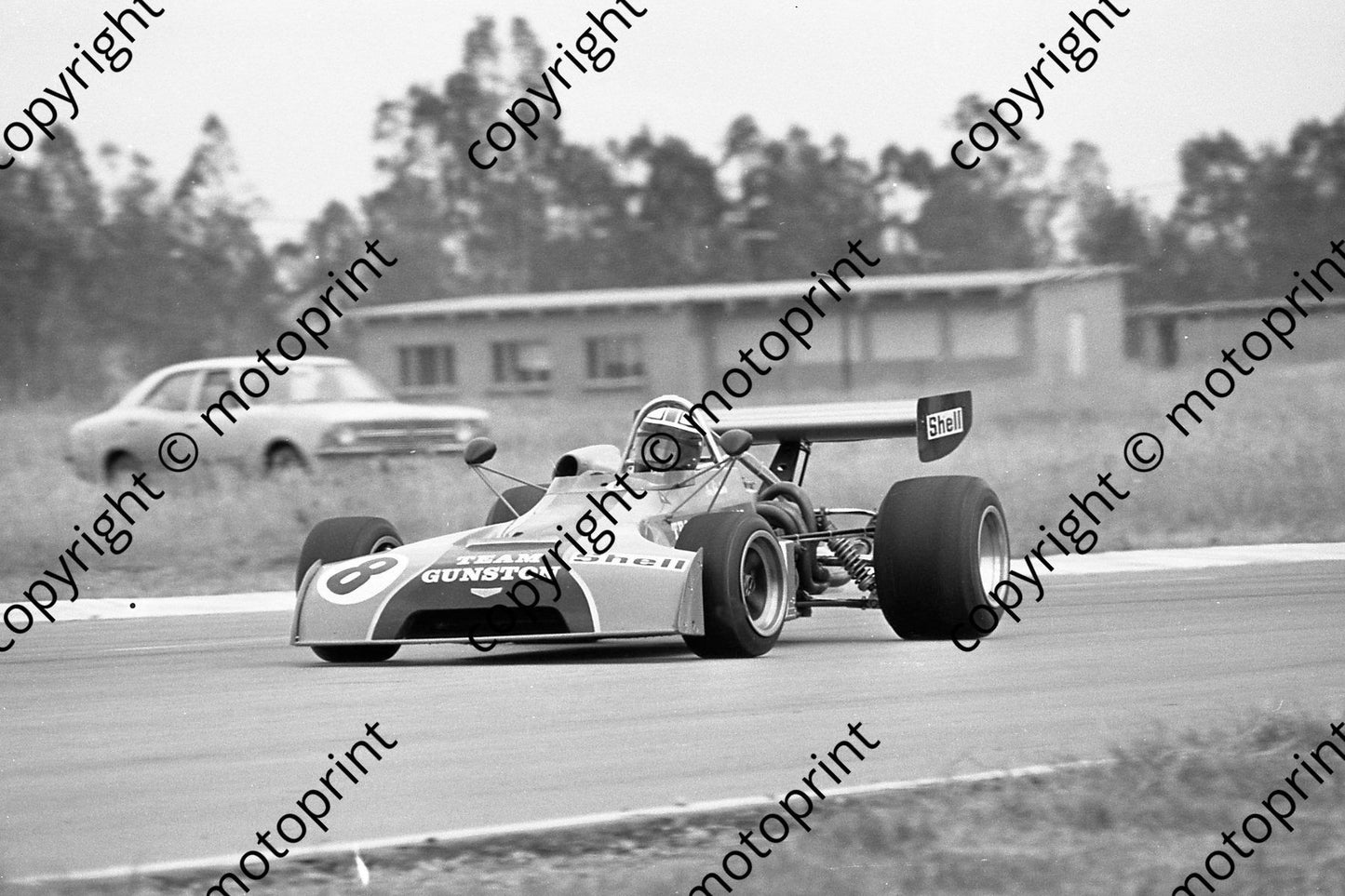 1973 Welkom SS 8 I Scheckter Chevron B25 (permission Malcolm Sampson Motorsport Photography) 1973 Welkom (129)