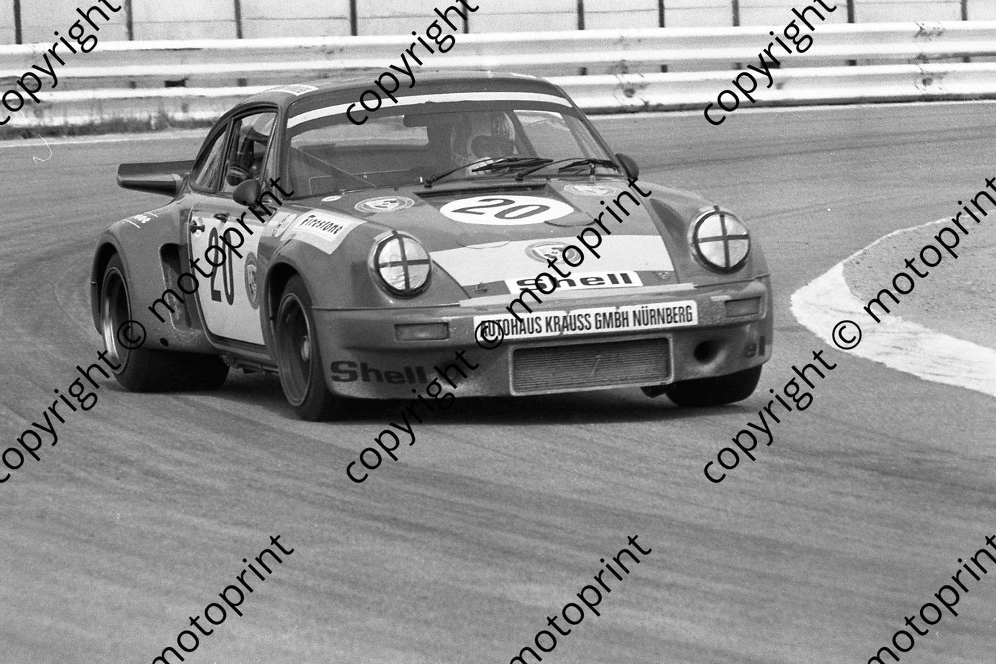 1974 6 hr 20 Porsche 911RSR Schenken Fitzpatrick WEC round (permission Roger Swan) (299)