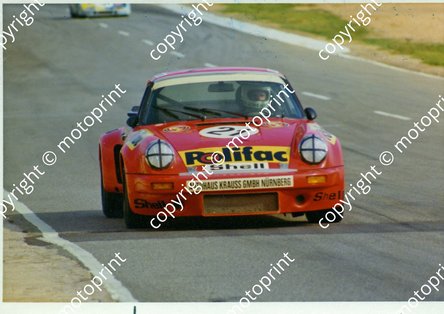 1974 6 hr 21 scanned 20x30 cm size Porsche 911RSR R Stommelen G Loos (permission Malcolm Sampson)(23)