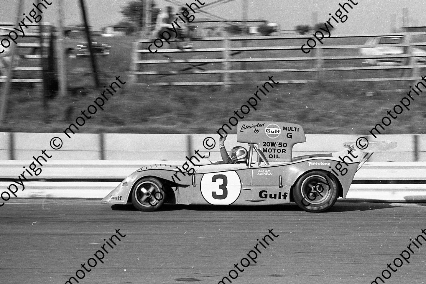 1974 6 hr 3 Gulf Ford GR7 D Bell D Hobbs WEC round (permission Malcolm Sampson Motorsport Photography) (298)
