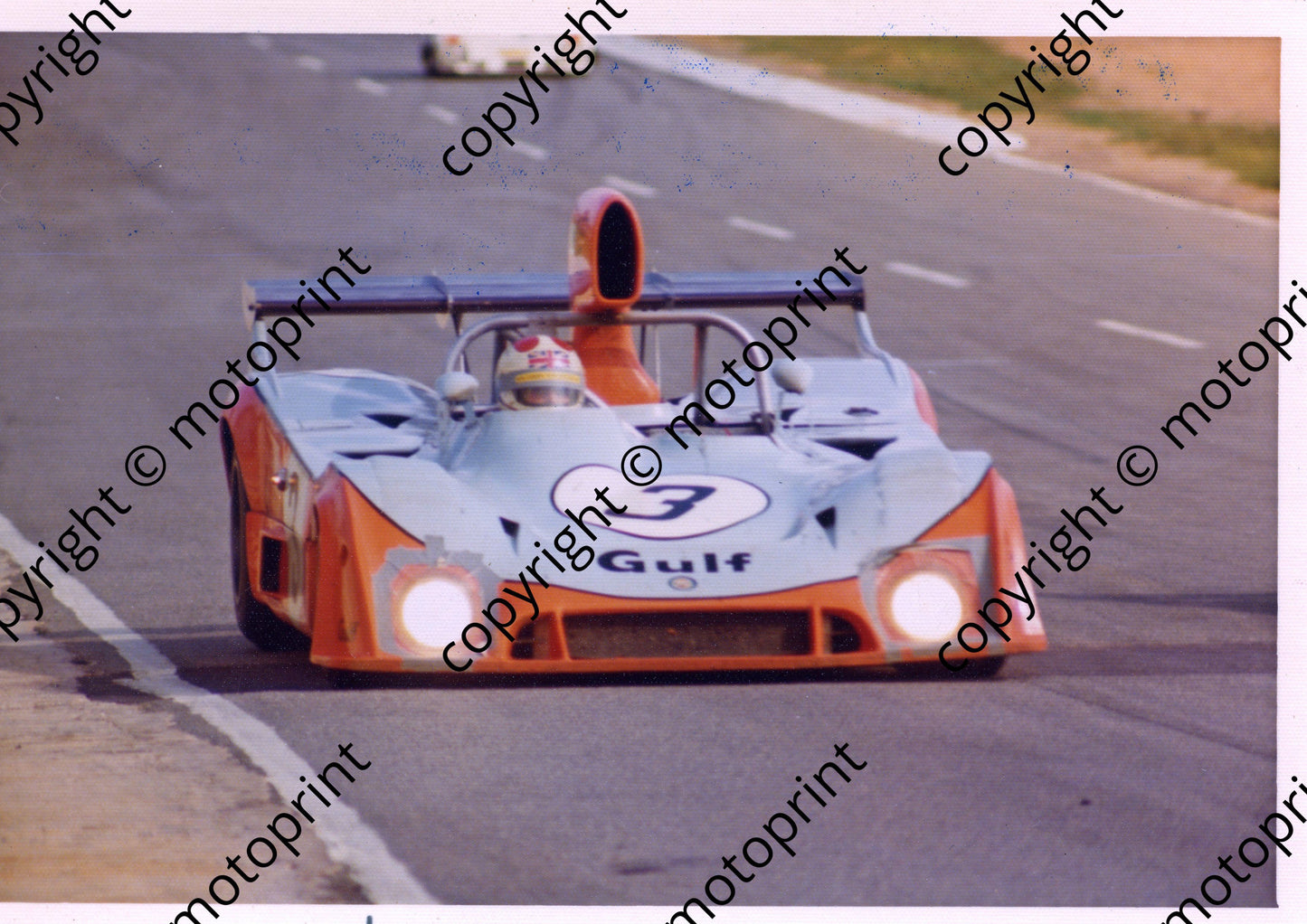 1974 6 hr 3 scanned 20x30 cm size GR7 Gulf Ford Derek Bell (permission Malcolm Sampson)(6)