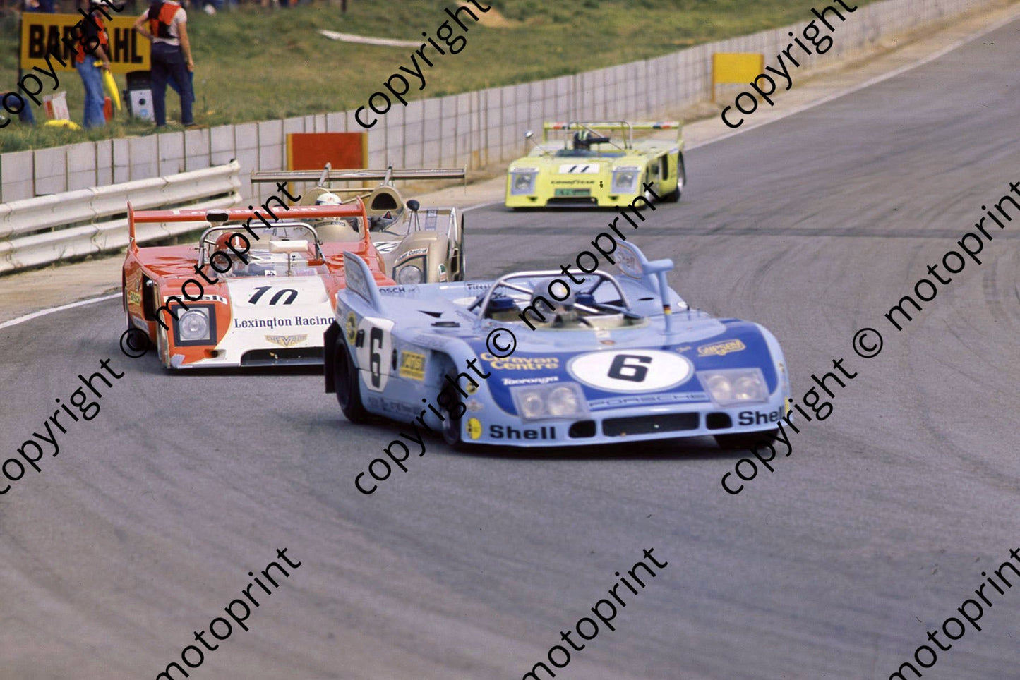 1974 6 hr 6 Porsche 908 Gross J Barth_ Chevron Lepp G Tunmer_ Toj Obermoser D Walker_ Chevron Hine Grob WEC round (permission Malcolm Sampson Motorsport Photography)164