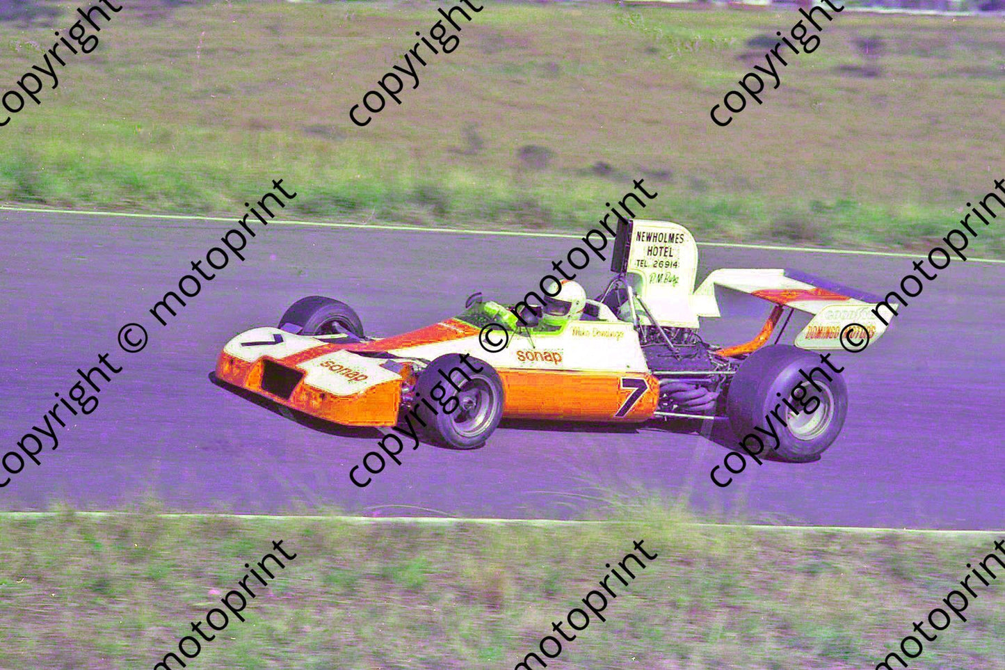 1974 Hesketh SS 7  Mike Domingo Brabham BT33 (Permission Malcolm Sampson Motorsport Photography) (1)