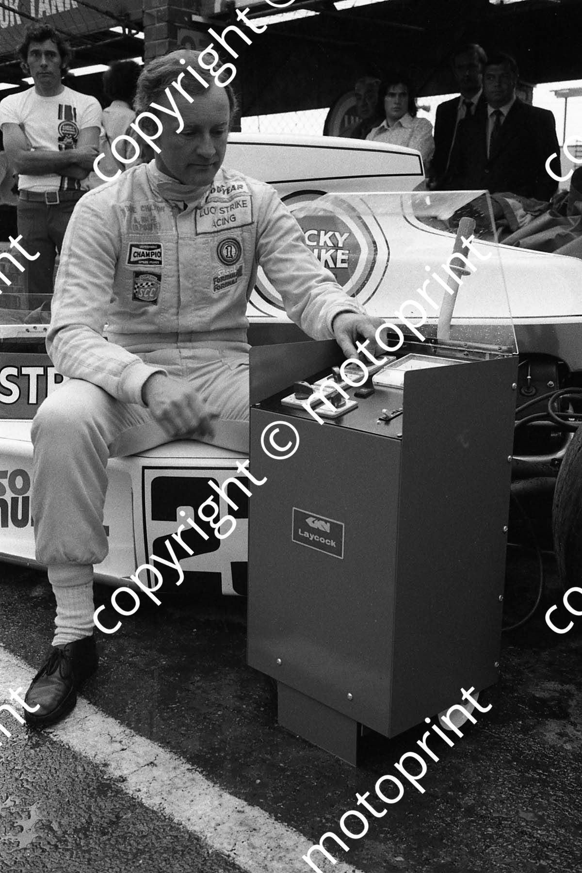 1974 SA GP 23 Dave Charlton McLaren M23 then you turned this knob and ......(Courtesy Roger Swan) 049