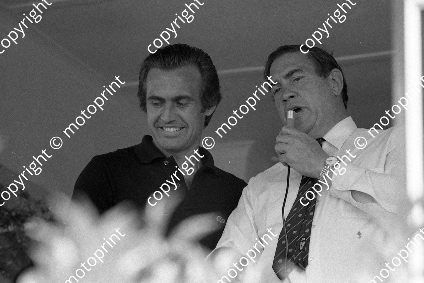 1974 SA GP prizegiving Carlos Reutemann Francis Tucker (Courtesy Roger Swan) 275