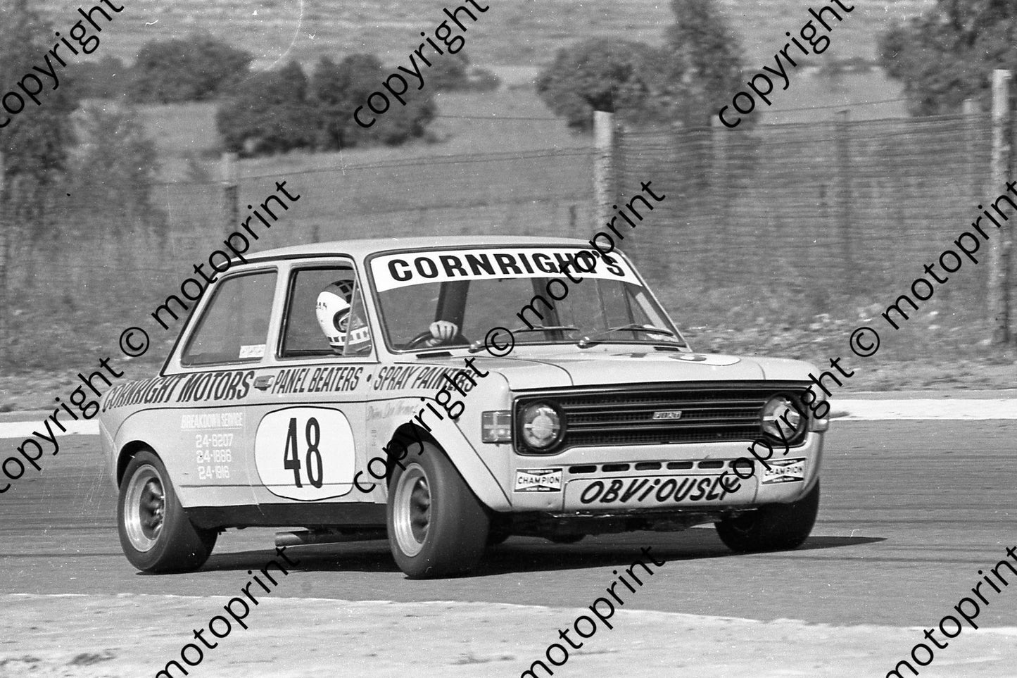 1974 SL Star prod E48 Fiat 128 Dan Thomas (permission Malcolm Sampson Motorsport Photography) (433)