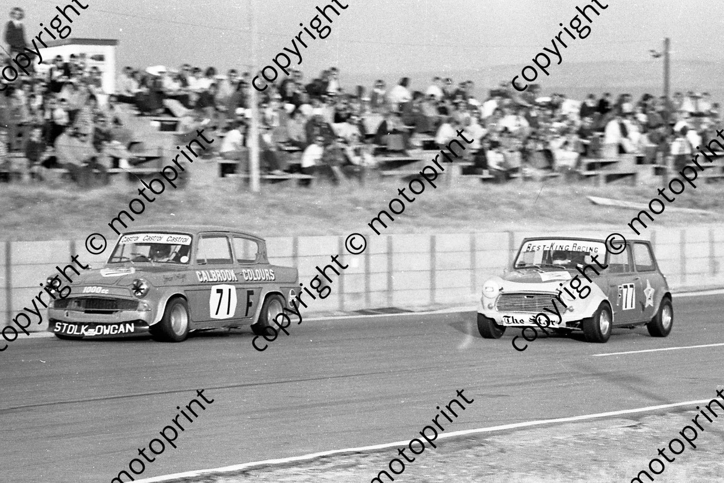 1974 SL Star prod F71 Anglia J Coetzee F77 Mini G Caprin (permission Malcolm Sampson Motorsport Photography) (438)