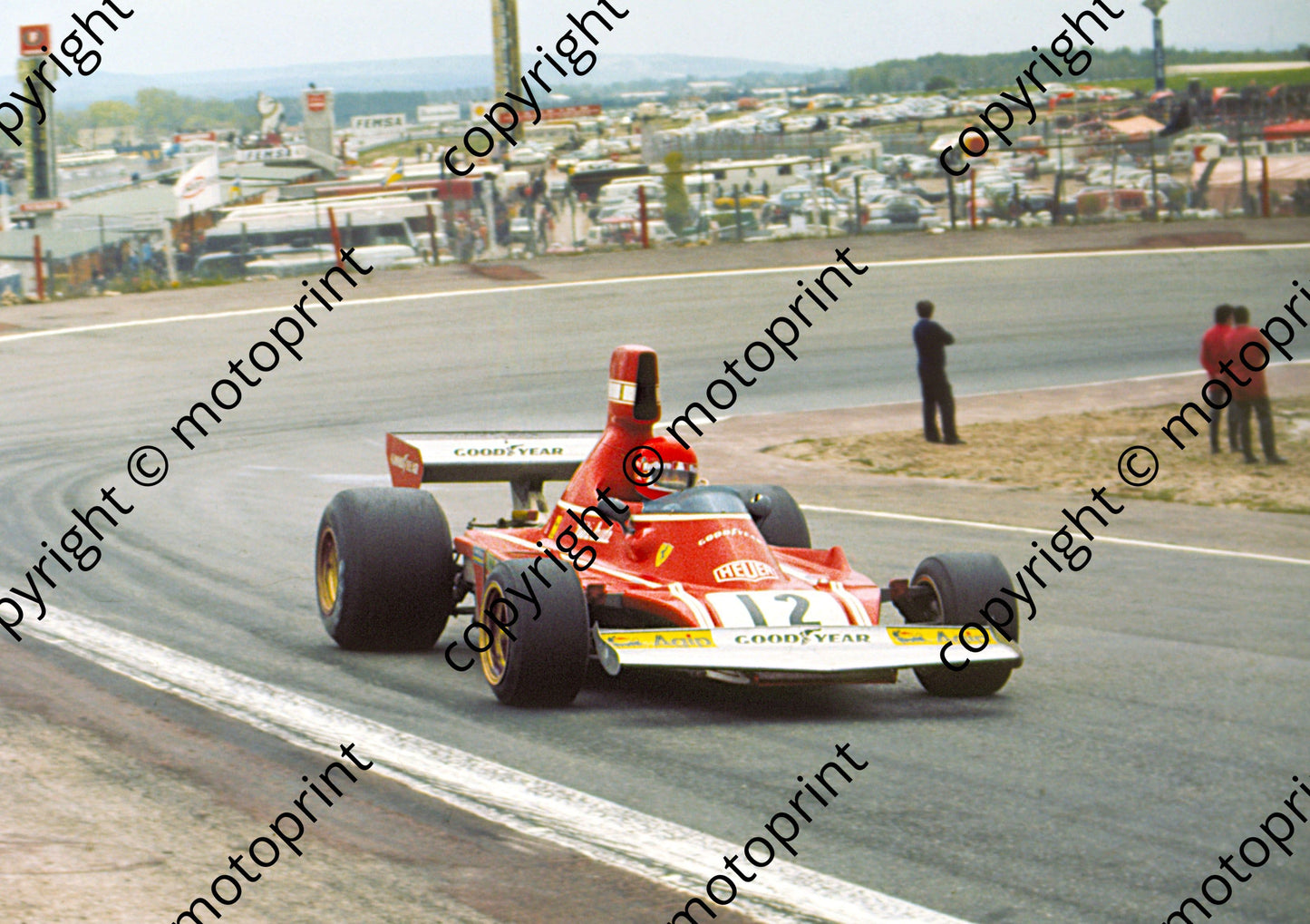 1973 Spanish GP Ronnie Peterson Lotus 72E