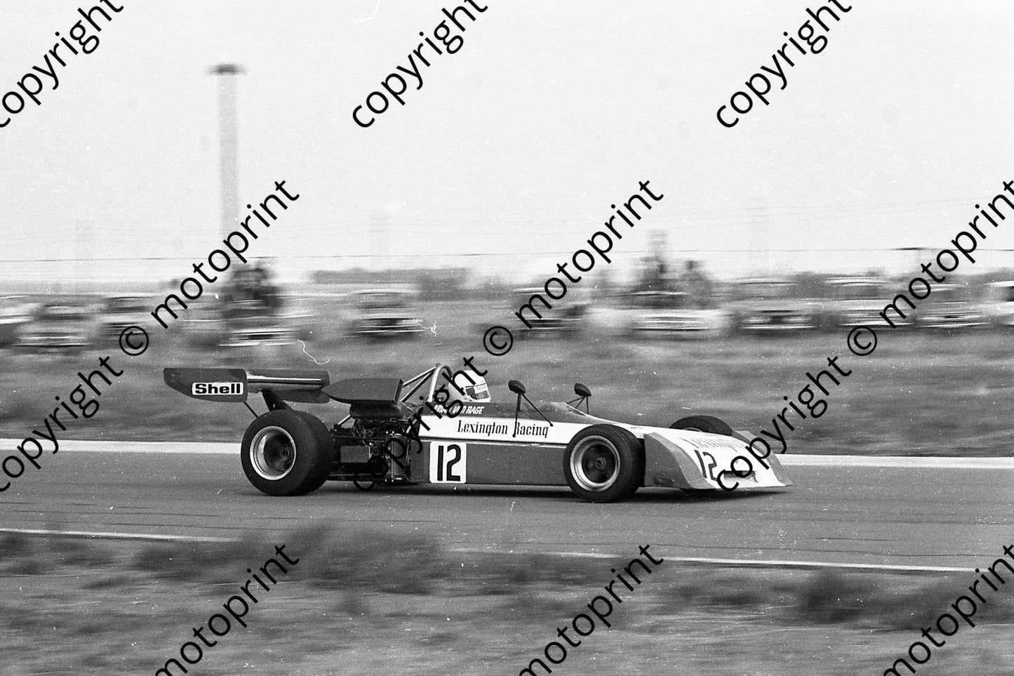 1974 Welkom SS 12 B Van Hage Chevron B25 (permission Malcolm Sampson Motorsport Photography) 1974 Welkom