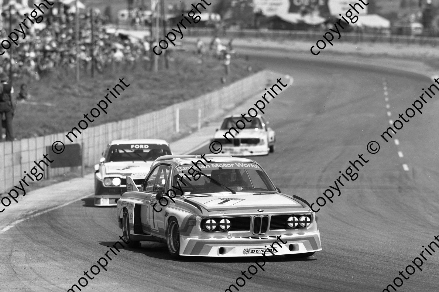1975 Wynns 1 BMW Stuck Peterson 3 Capri Mass Ludwig (permission Malcolm Sampson Motorsport Photography)