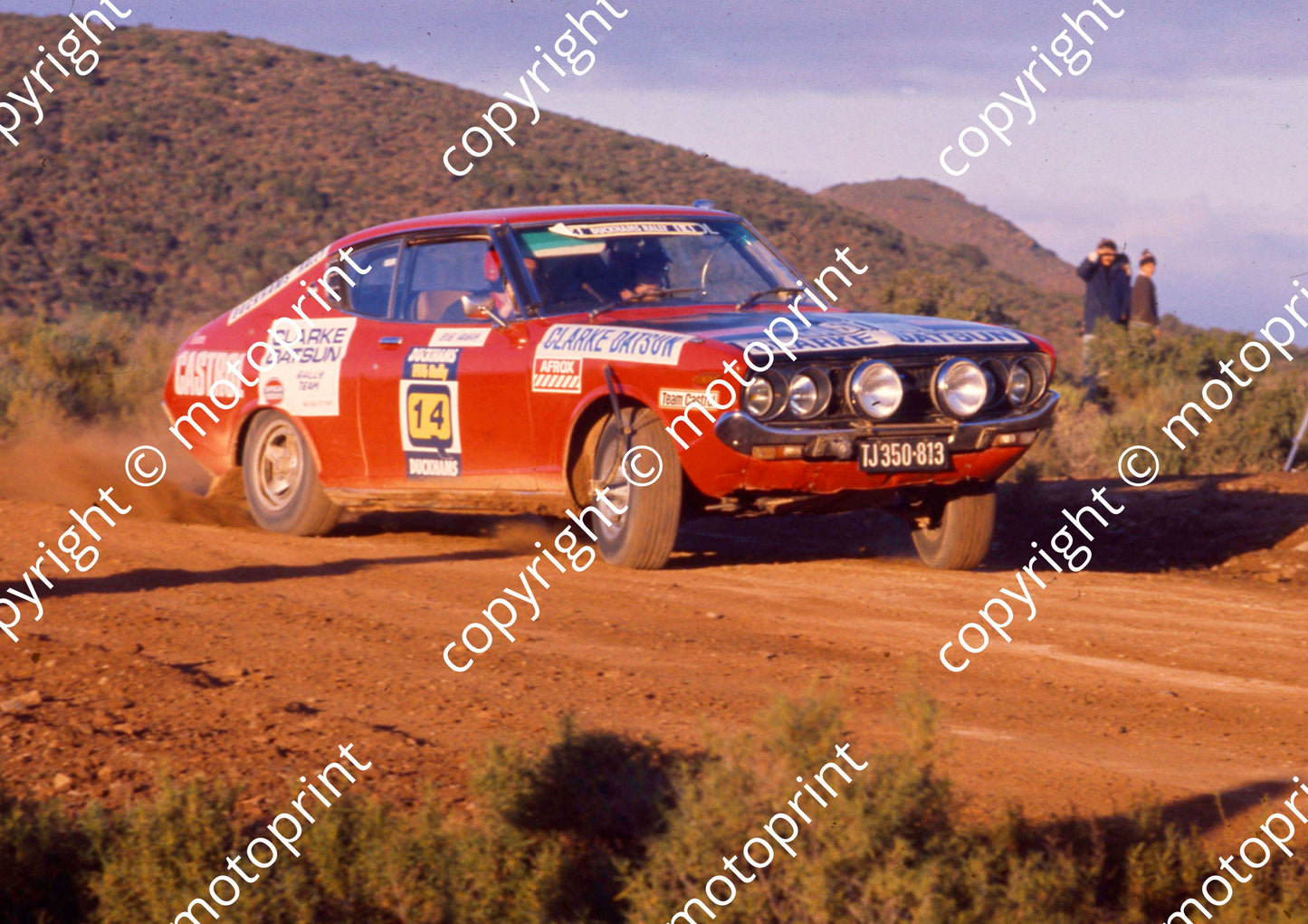 1976 Duckhams 14 Bob Hardy, Spotti Woodhead Datsun 160U SSS 6th A4 (courtesy Roger Swan) (2)