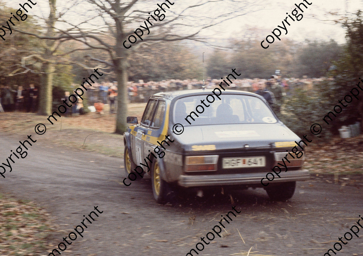 1976 RAC 17 Per Eklund, Bjorn Cederberg Saab 99 EMS (courtesy Roger Swan) (7)