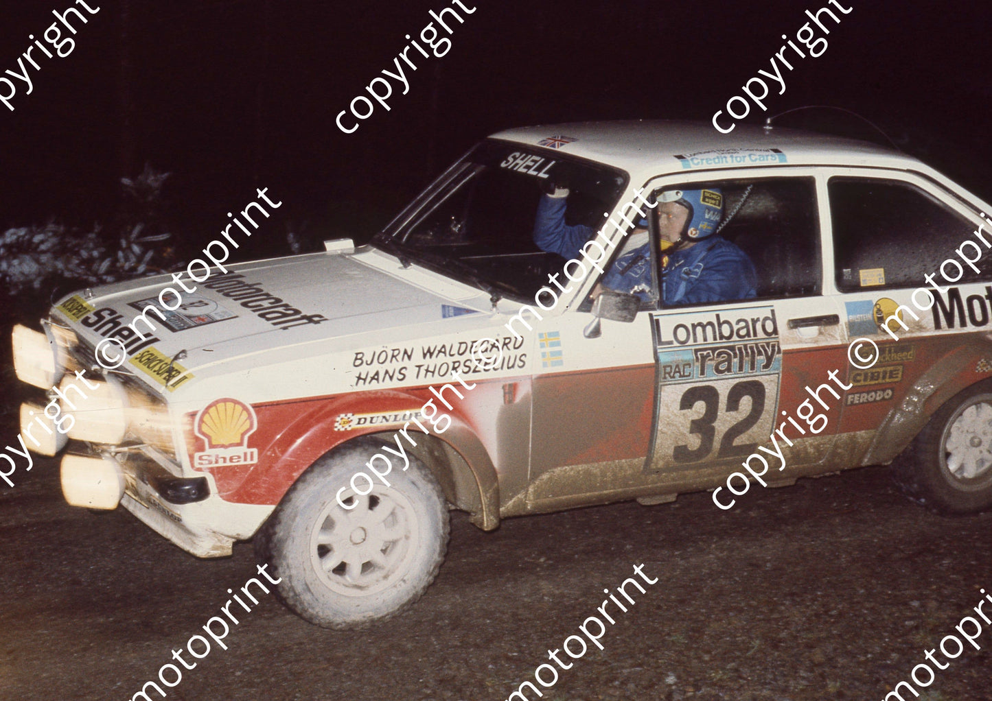 1976 RAC 32 Bjorn Waldegard, Hans Thorszelius Escort RS1800 (courtesy Roger Swan) (28)