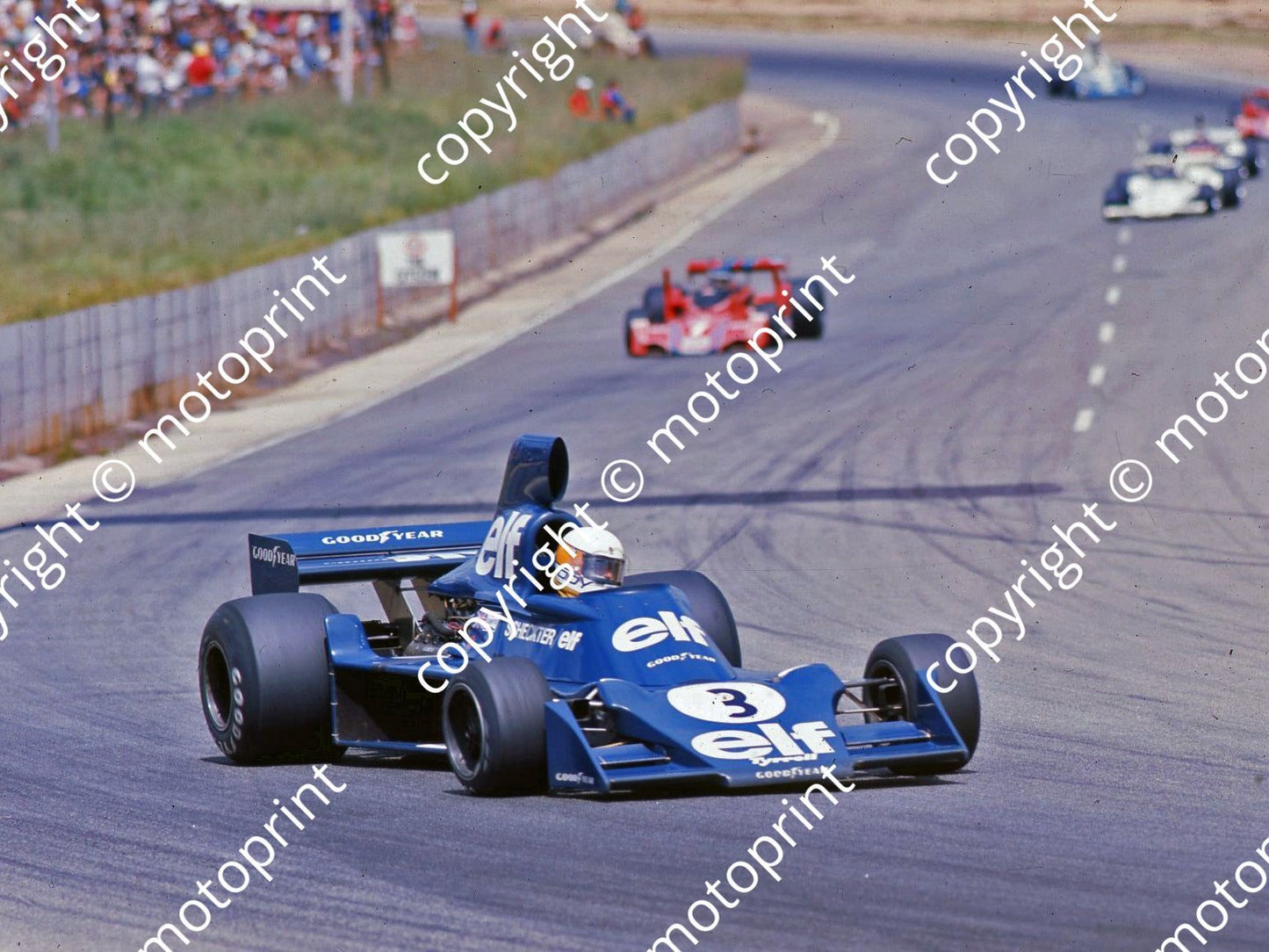 1976 SA GP 3 J Scheckter Tyrrell 007-6 (permission Malcolm Sampson Motorsport Photography) (5)