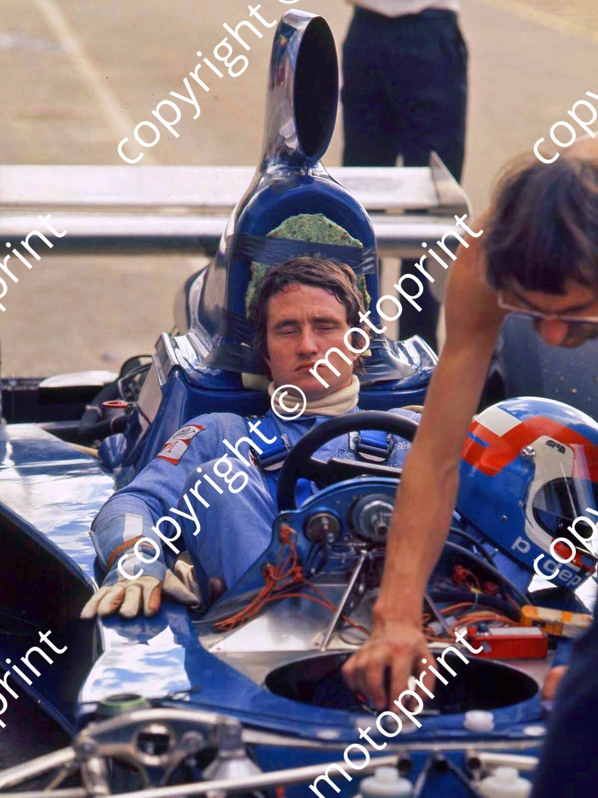 1976 SA GP 4 Patrick Depailler Tyrrell 007-4 (permission Malcolm Sampson Motorsport Photography)