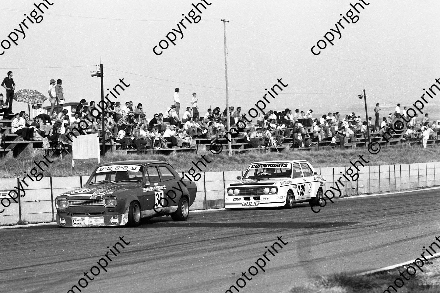 1976 Star prod C36 Escort R Jute C38 Fiat 132GLS E Shearsby (permission Malcolm Sampson Motorsport Photography) (1)