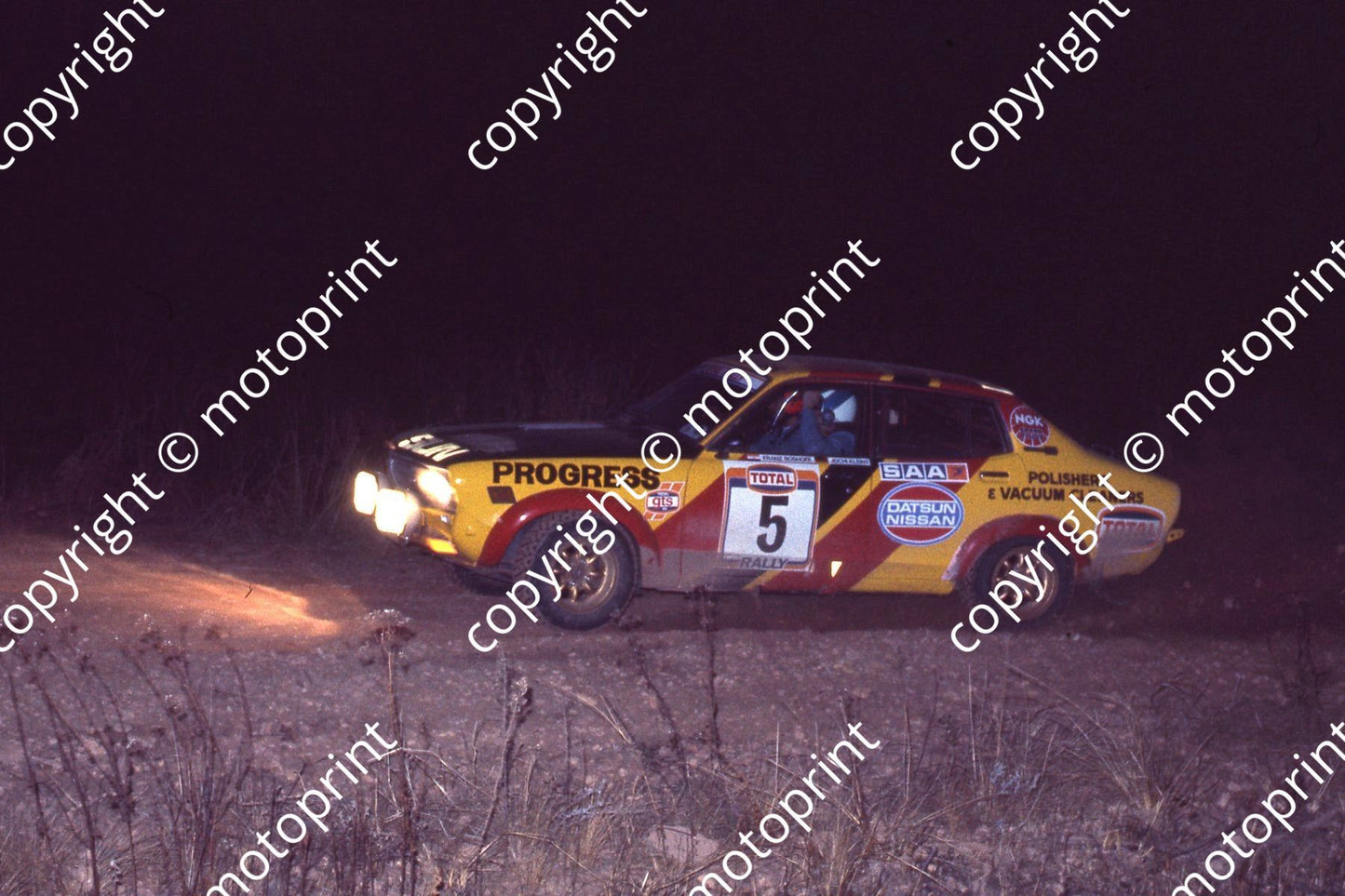 1976 Total 5 Jochi Kleint, Franz Boshoff Datsun 140Y (courtesy Roger Swan) (3)